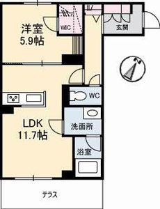 セルディーナ早島駅前 A0101号室
