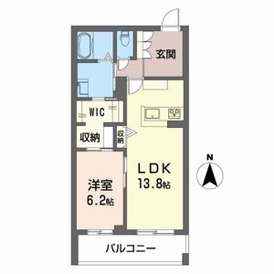 シャーメゾンキャメリアA0302号室_間取り画像