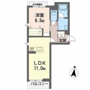 シャーメゾン　Ａｃｅ A0203号室