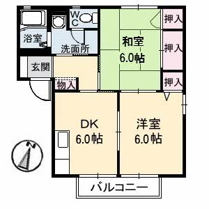 カトレアハイツ B棟 B0202号-15