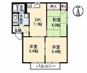 カトレアハイツ C棟 C0201号-4