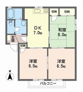 ディアス三町　Ｂ棟 B0201号-2