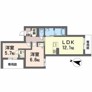 ベレオ　チェラーグⅡ 101号室