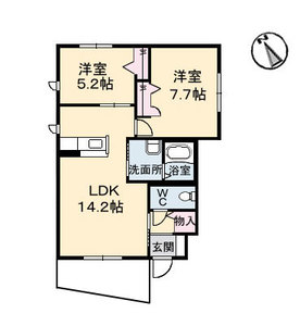ヴァンヴェール　マーガレット　Ａ棟 A0101号室
