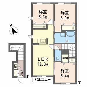 ヴァンヴェール　マーガレット　Ｂ棟 B0201号室