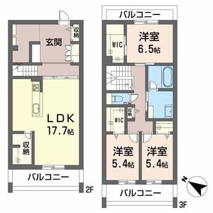 ベレオ西新町202号室_間取り画像