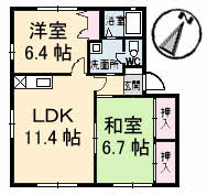 フレグランス幸之江　Ⅱ棟 A0302号-2