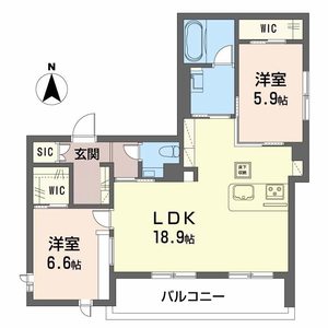 ジェイ．モンターニュ永源 A0102号室