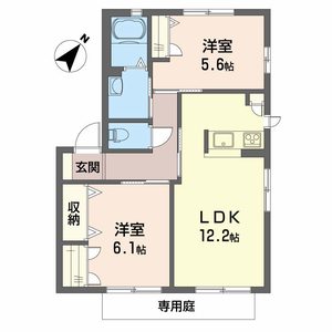 シャーメゾン洛陽　Ｂ棟１０１号室-16