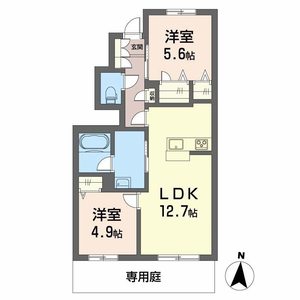 シャーメゾン　レ・フレールⅥ 101号室