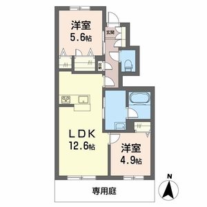 シャーメゾン　レ・フレールⅥ 102号室