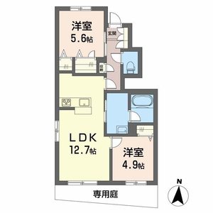 シャーメゾン　レ・フレールⅥ 105号室