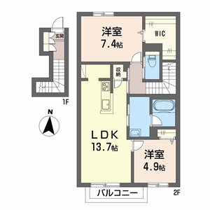 シャーメゾン　レ・フレールⅥ 202号室