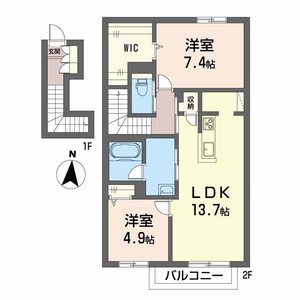 シャーメゾン　レ・フレールⅥ 203号室
