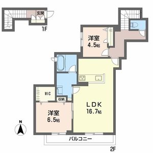 リバーサイド長岡Ⅱ 203号室