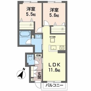 ヴァン・ヴェール　Ａ棟 A0103号室