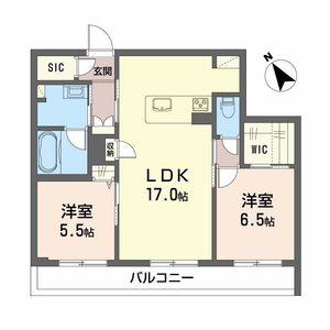 ＳｈａＭａｉｓｏｎ　グランフィリア 203号室