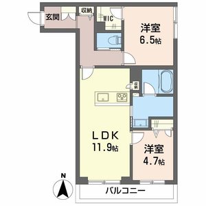 シャーメゾン　セルディーナ A0101号室