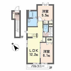 シャーメゾンディモア A0202号室