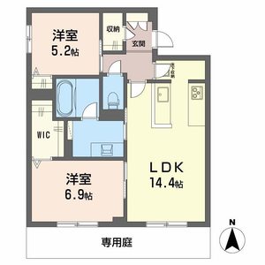 オースピシャス大安寺 A0104号室