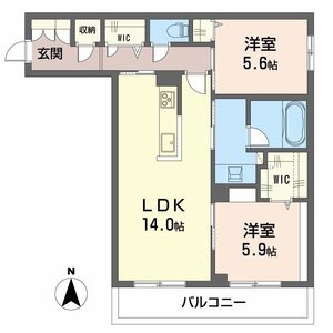 オースピシャス大安寺 A0202号室