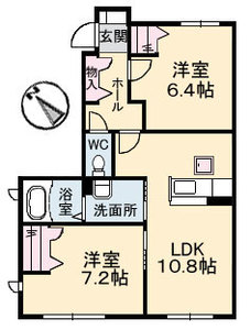 シャーメゾン坪生南 A103号室