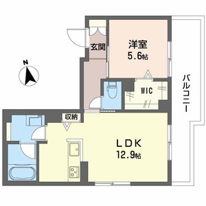 ブルーハート７402号室_間取り画像