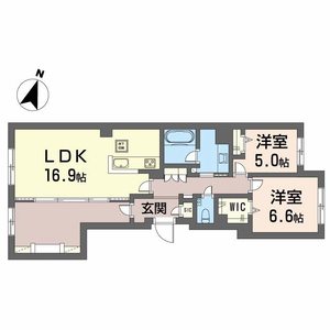 Ｂａｌｌｏｏｎｆｌｏｗｅｒ　Ｓｏｕｔｈ A0101号室