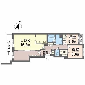 Ｂａｌｌｏｏｎｆｌｏｗｅｒ　Ｓｏｕｔｈ A0201号室