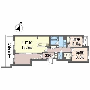 Ｂａｌｌｏｏｎｆｌｏｗｅｒ　Ｓｏｕｔｈ A0301号室