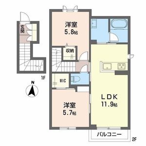 シャーメゾン東花尻 A0201号室