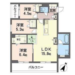 Ｅｃｒａｇｅ　Ｔａｋａｓｕ A0303号室
