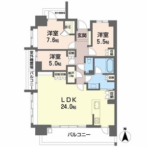 パークホームズ内山下イーステージ９０１ A0001号室