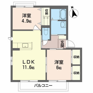ＹＭハイツ　Ａ棟 A0102号室