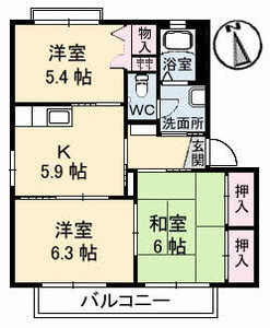 YMハイツ B棟 B0102号-16