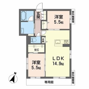 リバーサイド中万々 A0102号室