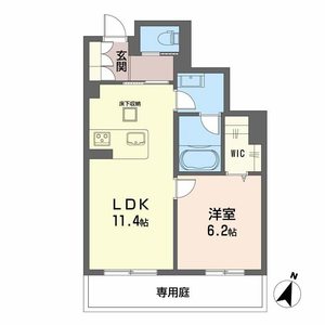 Ｂａｌｌｏｏｎｆｌｏｗｅｒ　Ｎｏｒｔｈ 00101号室