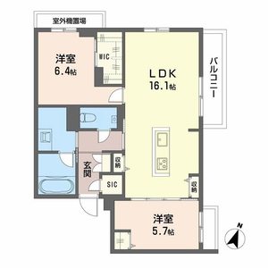 Ｂａｌｌｏｏｎｆｌｏｗｅｒ　Ｎｏｒｔｈ 00205号室