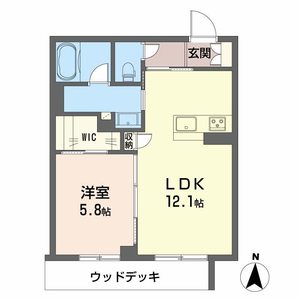 シャーメゾン　グラースⅡ 00102号室