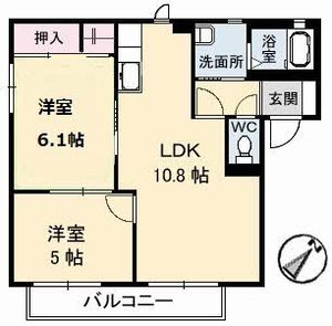 コスモタウン森岡Ⅱ　Ａ棟 A0205号室