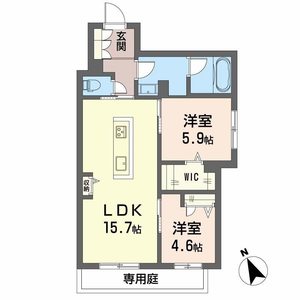 Ｌａ　Ｍａｉｓｏｎ　Ｃａｌｍｅ 00101号室