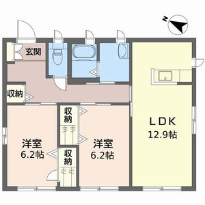 コモンシティ虹ヶ丘一戸建借家Ｂ