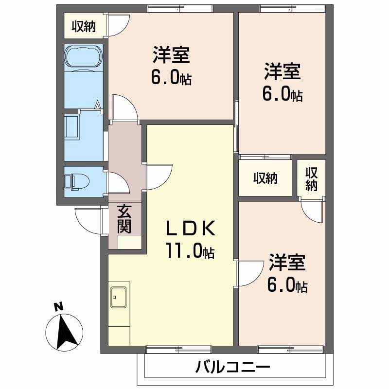 フレグランス小坂　Ｂ棟B0202-2