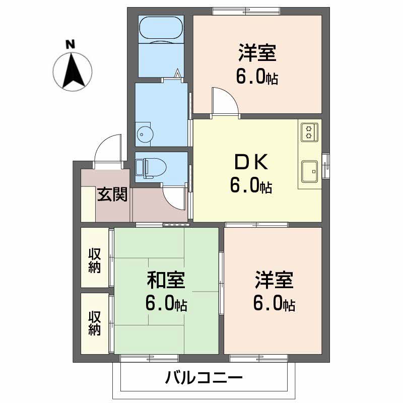 ディアス北井門　Ｃ棟C0201-2