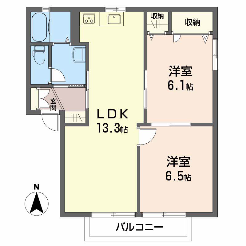 ディアス芳居　Ａ棟A0202-2