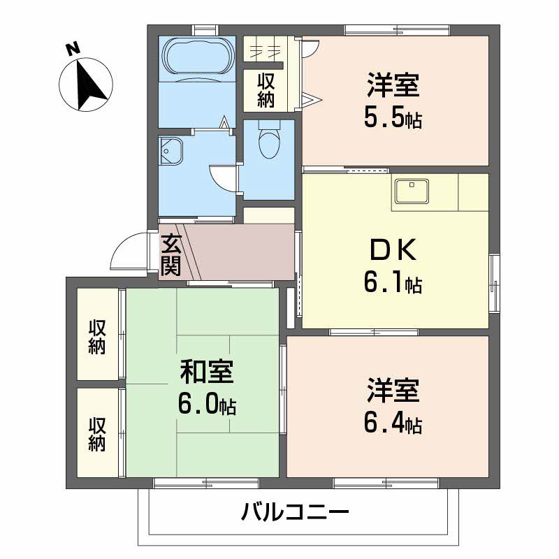 バリュージュM・T A棟 A0201号-2