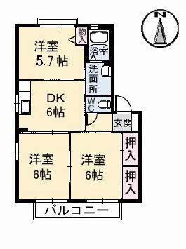 Ｐｏｍｍｅ　ｄｅ　Ｐｉｎ　Ａ棟 A0202号-14