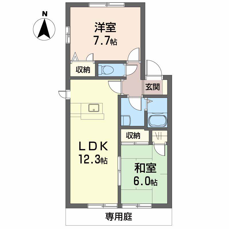 グランシードあい　Ａ棟 A0101号-2