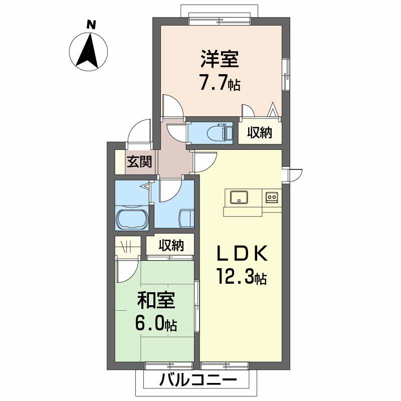 グランシードあい　Ａ棟 A0202号-14