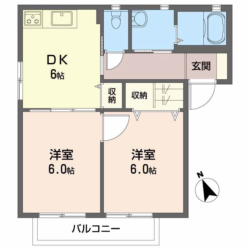 バリュージュ中沢　Ｂ棟B0202-2